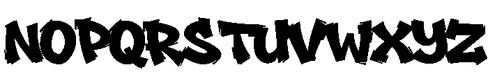 Toxic Riot Font UPPERCASE
