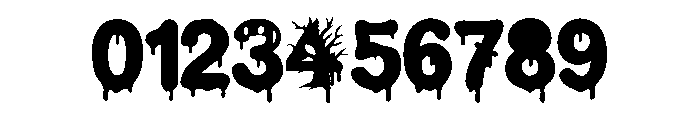 ToxicDroop Regular Font OTHER CHARS