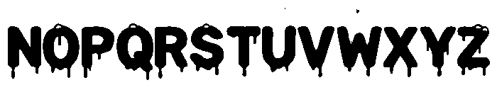 ToxicDroop Regular Font UPPERCASE