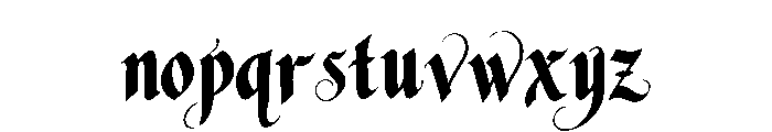 Toxivane Font LOWERCASE