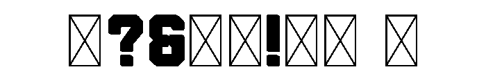 ToyBrick-Yellow Font OTHER CHARS