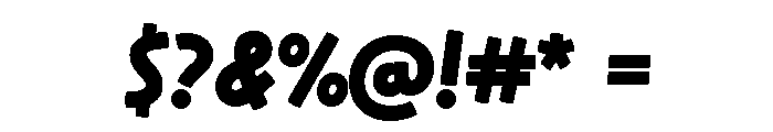 Toyland Regular Font OTHER CHARS