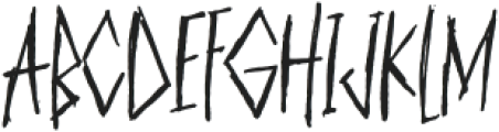 TOOTHPICK Regular otf (400) Font UPPERCASE