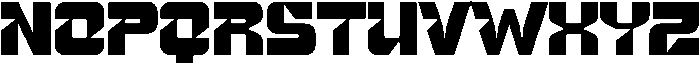 TORES Regular otf (400) Font UPPERCASE