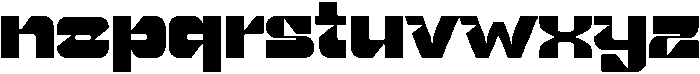 TORES Regular otf (400) Font LOWERCASE