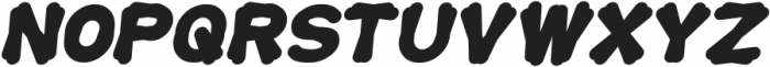 TORTOISE Bold Italic otf (700) Font UPPERCASE