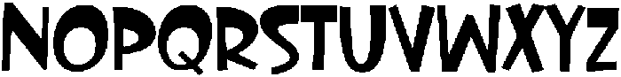 TOTARO Regular otf (400) Font LOWERCASE