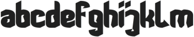 TOY SOLDIER Bold otf (700) Font LOWERCASE