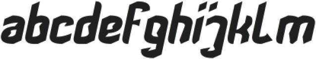 TOY SOLDIER Italic otf (400) Font LOWERCASE
