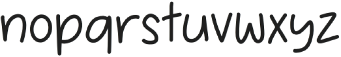 Toasty Notes Regular otf (400) Font LOWERCASE