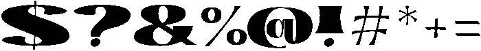 Tobias regular otf (400) Font OTHER CHARS