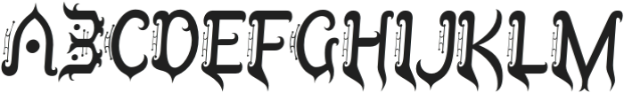 Tobin Tax Regular otf (400) Font UPPERCASE