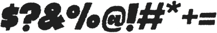 Tobogan Rough Italic otf (400) Font OTHER CHARS