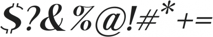 Todes Medium Italic otf (500) Font OTHER CHARS
