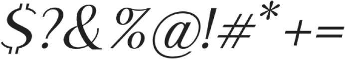 Todes Normal Italic otf (400) Font OTHER CHARS