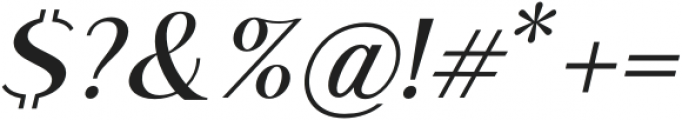Todes Regular Italic otf (400) Font OTHER CHARS