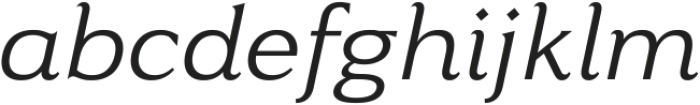 Toffee VF Italic ttf (400) Font LOWERCASE