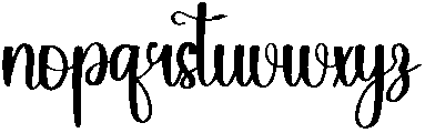 Together Regular otf (400) Font LOWERCASE