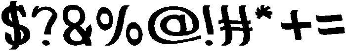 Together otf (400) Font OTHER CHARS