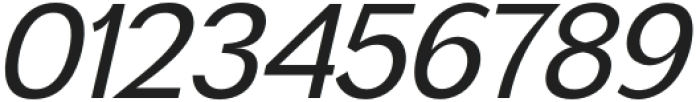 Toiban Italic Medium otf (500) Font OTHER CHARS