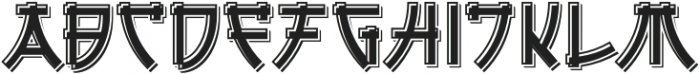 Tokugawa Full otf (400) Font UPPERCASE