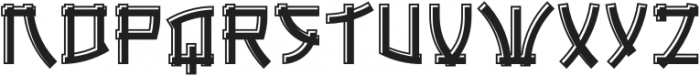 Tokugawa Light otf (300) Font UPPERCASE