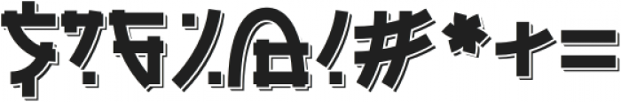 Tokugawa Shadow otf (400) Font OTHER CHARS