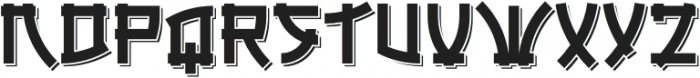 Tokugawa Shadow otf (400) Font UPPERCASE