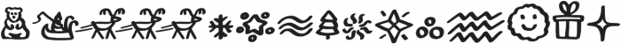 Tolkiens Christmas Icons otf (400) Font LOWERCASE