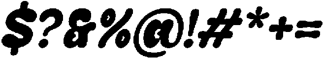 Tomacho Italic otf (400) Font OTHER CHARS