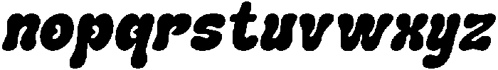 Tomacho Italic otf (400) Font LOWERCASE
