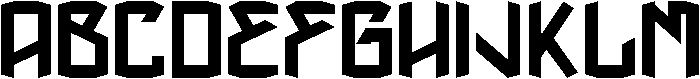 Tomahawk otf (400) Font UPPERCASE