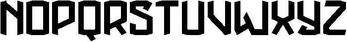Tomahawk otf (400) Font LOWERCASE