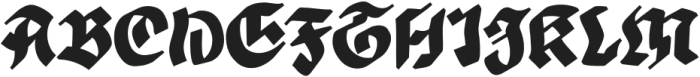 Tomant Blackletter Regular otf (900) Font UPPERCASE