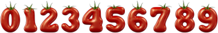 Tomato Regular otf (400) Font OTHER CHARS