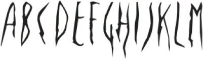 Tombstone Tails Regular otf (400) Font UPPERCASE