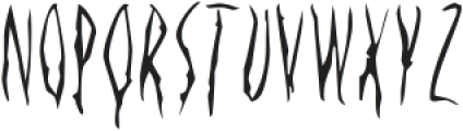 Tombstone Tails Regular otf (400) Font UPPERCASE
