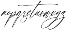 Tomithayen Italic otf (400) Font LOWERCASE