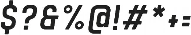 Tomkin Condense Medium Italic otf (500) Font OTHER CHARS