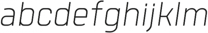 Tomkin ExtraLight Italic otf (200) Font LOWERCASE