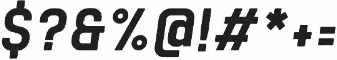 Tomkin Narrow Bold Italic otf (700) Font OTHER CHARS