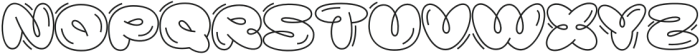 Tompok Regular otf (400) Font LOWERCASE