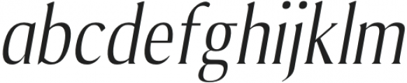 Tonic regular-italic otf (400) Font UPPERCASE