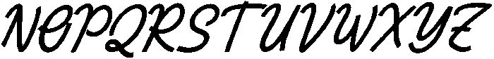 Tontecera Italic otf (400) Font UPPERCASE