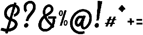Tontecera otf (400) Font OTHER CHARS