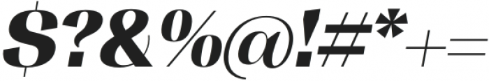 Tonus Contrast Heavy Italic otf (800) Font OTHER CHARS