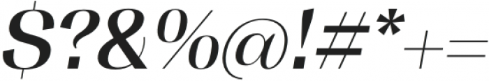Tonus Contrast Medium Italic otf (500) Font OTHER CHARS