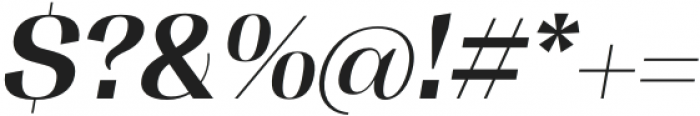 Tonus Contrast Semi Bold Italic otf (600) Font OTHER CHARS