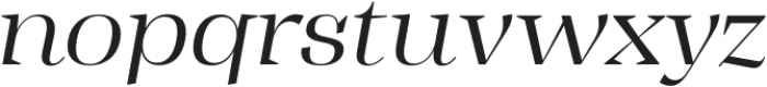 Tonus Display Light Italic otf (300) Font LOWERCASE