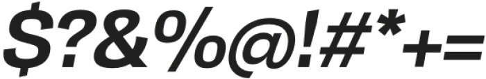 Tonus Sans Semi Bold Italic otf (600) Font OTHER CHARS